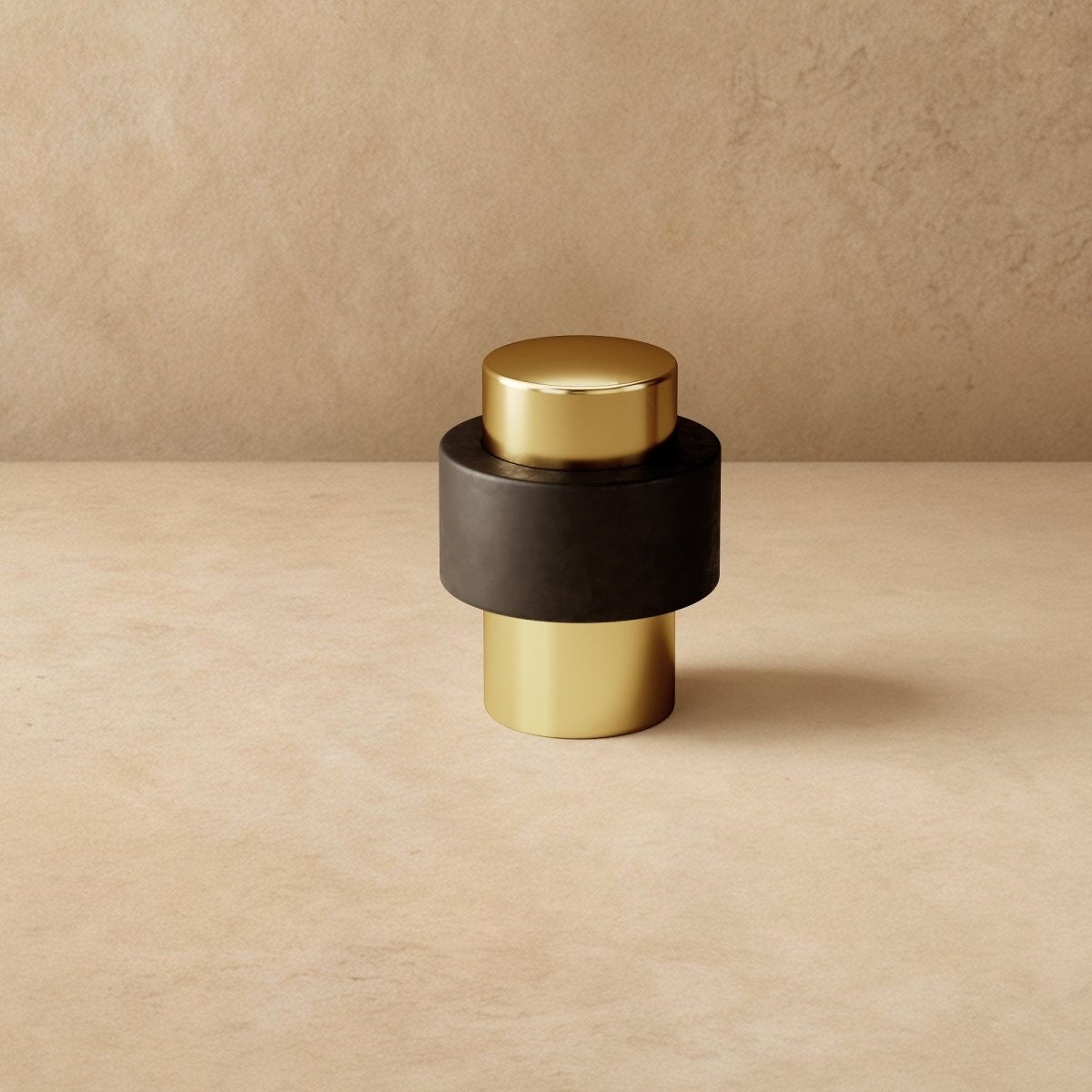 Nelvora Minimalist Brass Floor Door Stop