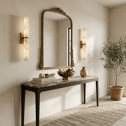 Slim Alabaster Bar Wall Light