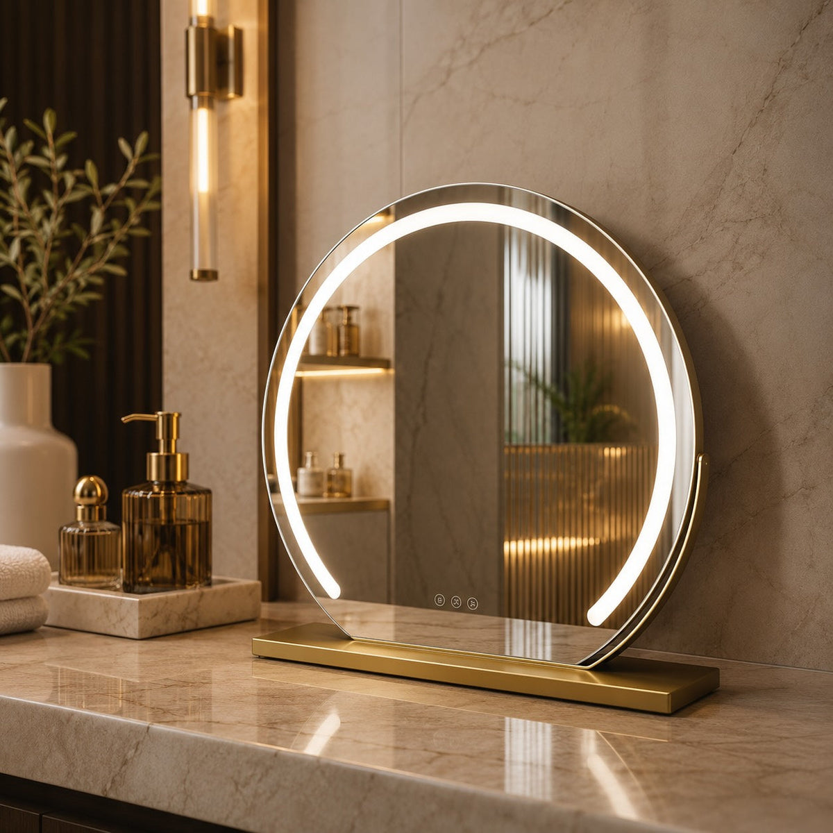 Round LED Vanity Mirror