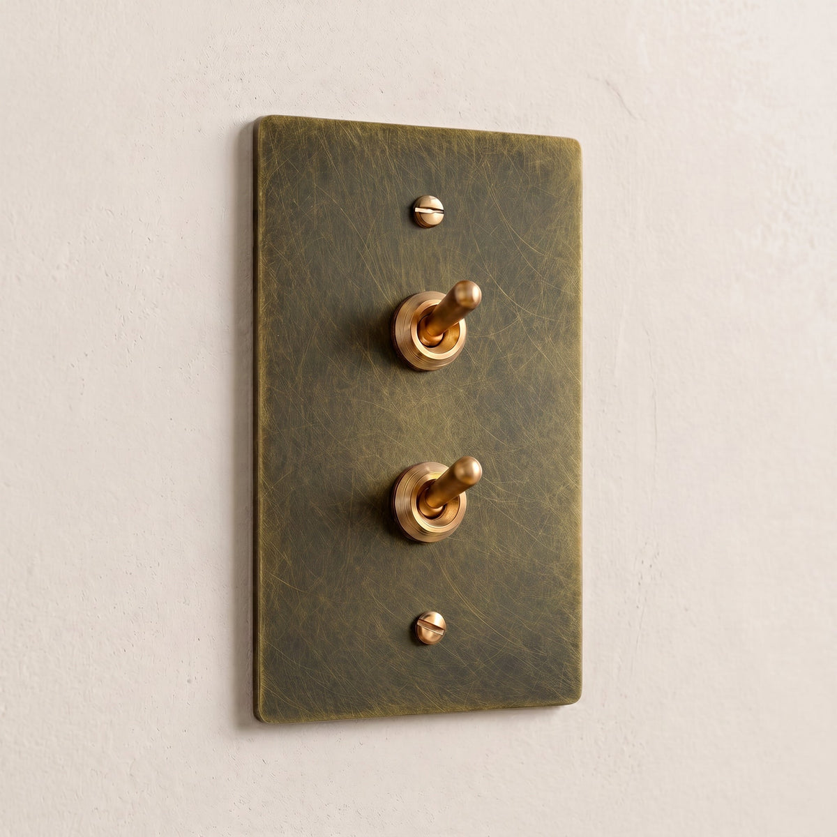 Mirvane Vintage Brass Toggle Switch