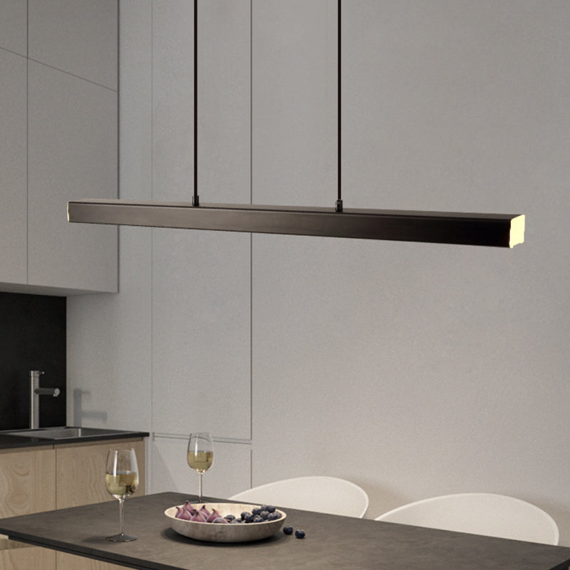 Norvale Minimalist Metal Linear Pendant Light