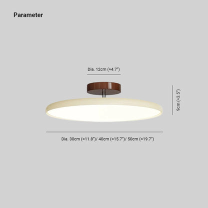 Adjustable Acrylic Flush Ceiling Light