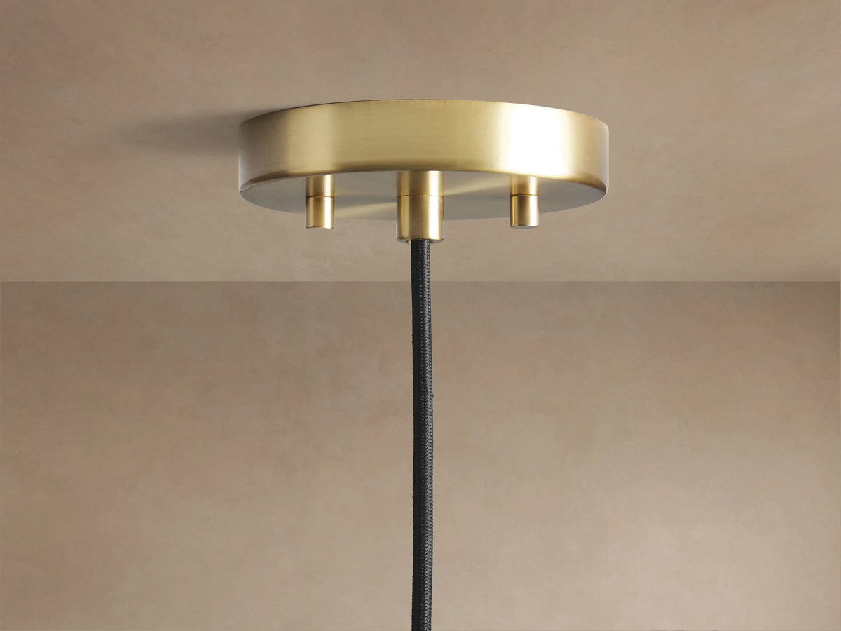 Seeded Glass Globe Pendant Light