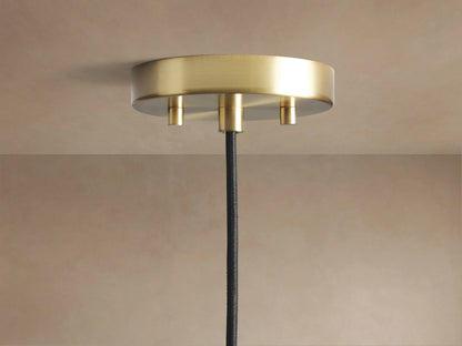 Seeded Glass Globe Pendant Light