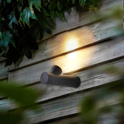 Metal Cylinder Outdoor Wall Light