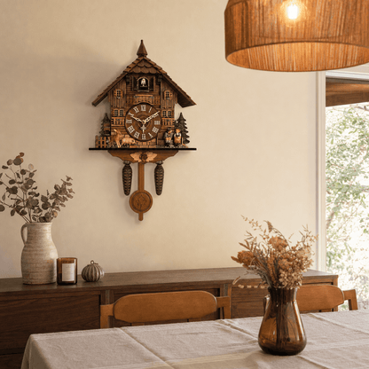 Brenvika Alpine MDF Pendulum Cuckoo Clock