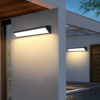 Tanvelle Minimalist Aluminium Linear Outdoor Wall Light