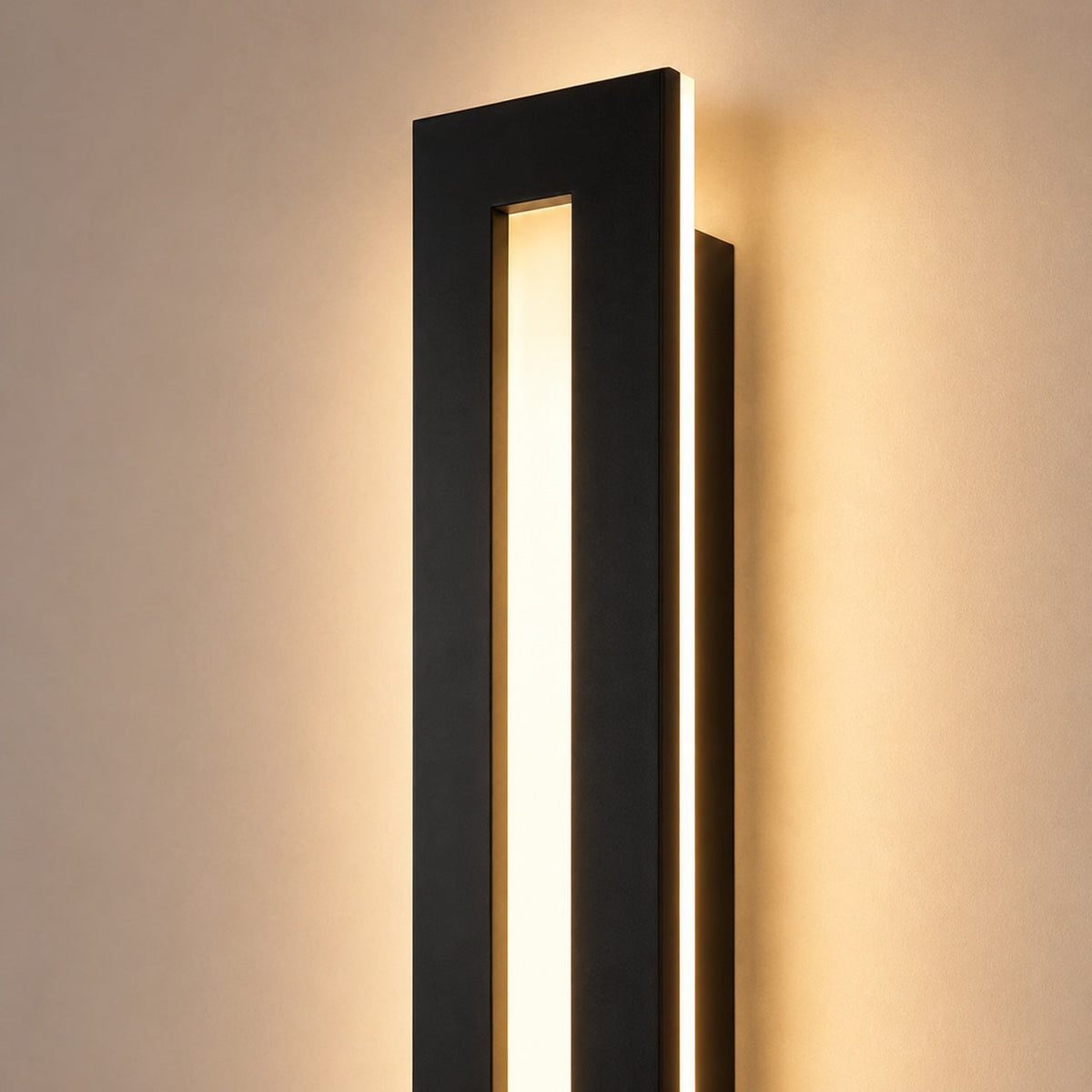 Linear Iron Acrylic Wall Light