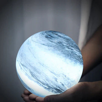 Selenora Celestial Glass Moon Table Lamp