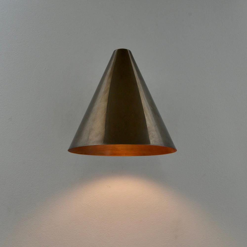 Coniva Minimalist Brass Cone Wall Light