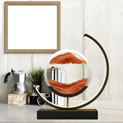 Sandveil Minimalist Aluminium Sand Art Table Lamp