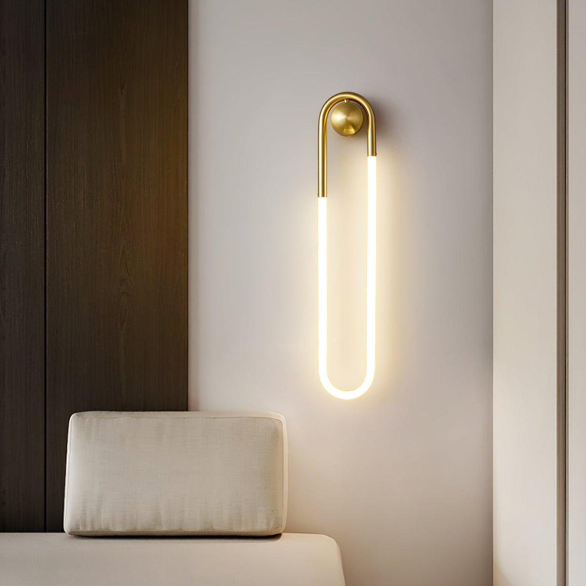 Oval Acrylic Tube Wall Light