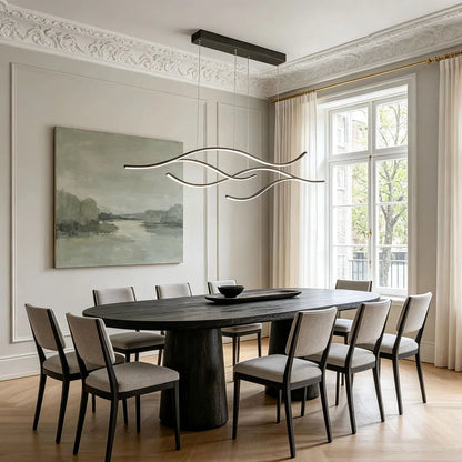 Flowing Ribbon LED Pendant Light