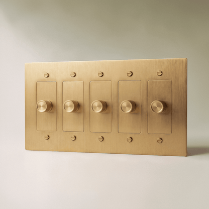 Norvessa Vintage Brass Rotary Dimmer Switch
