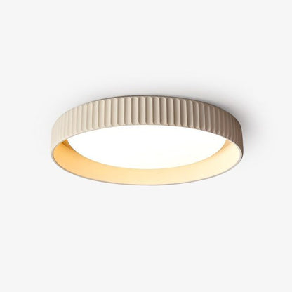 Fluted Resin Disc Ceiling Light