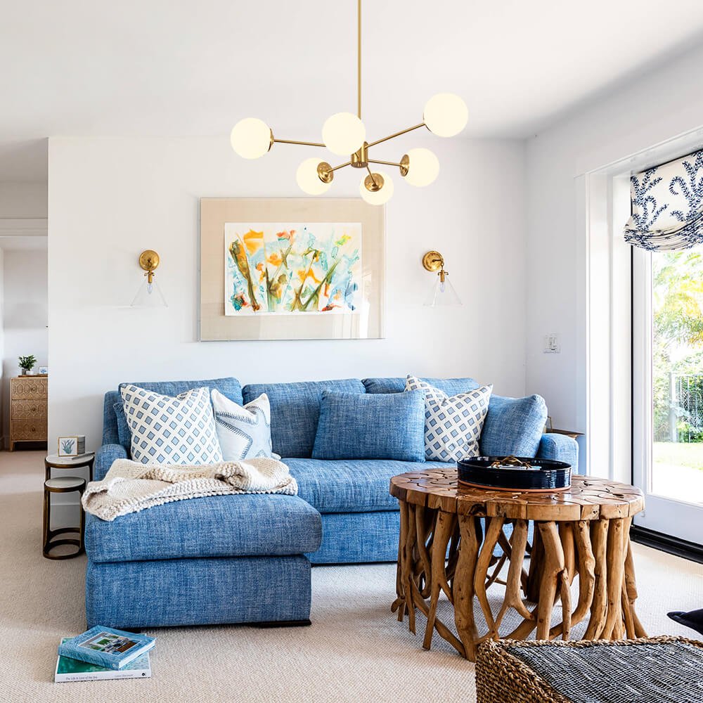 Spunik Opal Sphere Chandelier