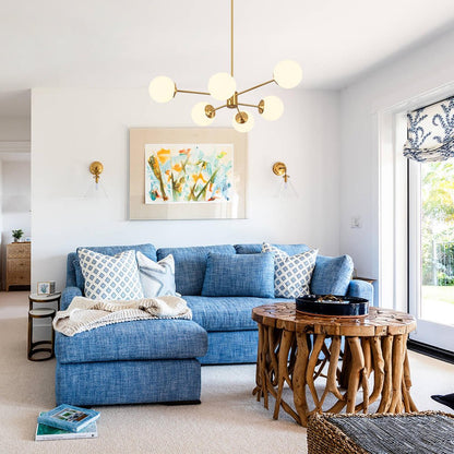Spunik Opal Sphere Chandelier