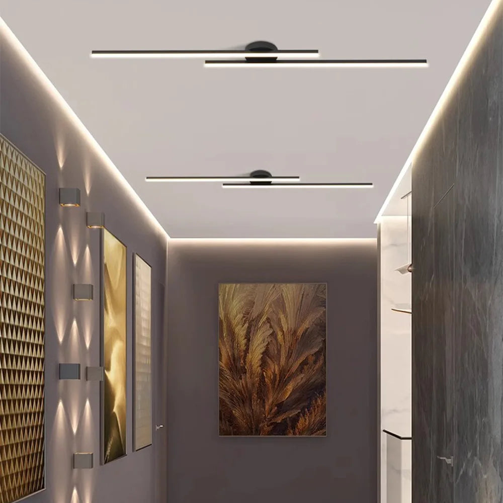 Linivo Minimalist Aluminium LED Strip Ceiling Light