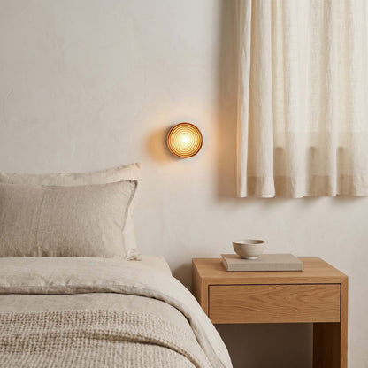 Round Coloured Wall Light