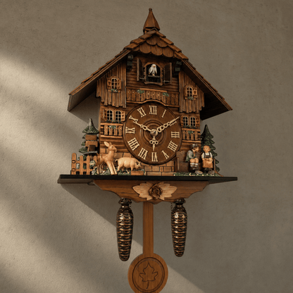 Brenvika Alpine MDF Pendulum Cuckoo Clock