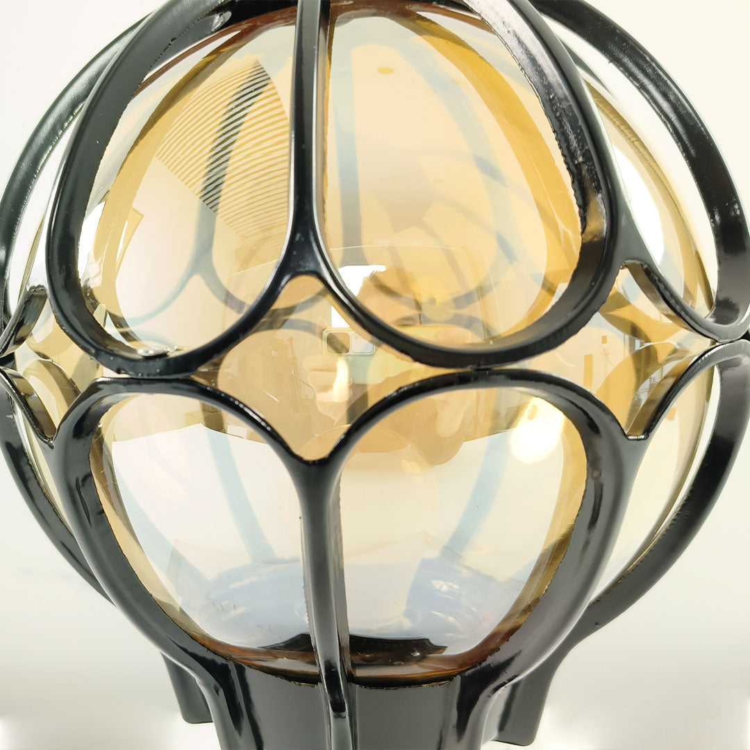 Classic Caged Glass Post Lantern
