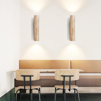 Torvela Japandi Travertine Wall Light