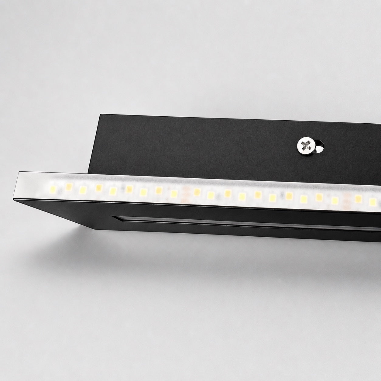 Linear Iron Acrylic Wall Light