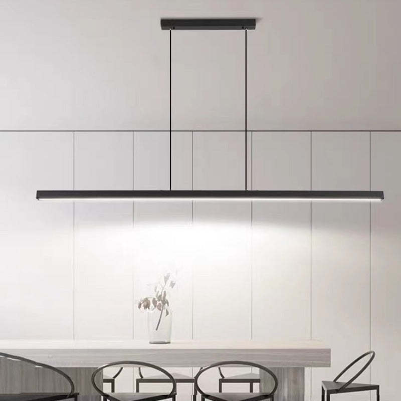 Norvale Minimalist Metal Linear Pendant Light
