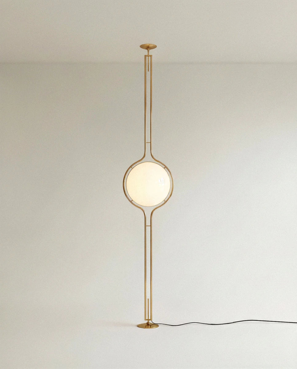 Pelvaro Mid-Century Metal Floor-to-Ceiling Lamp