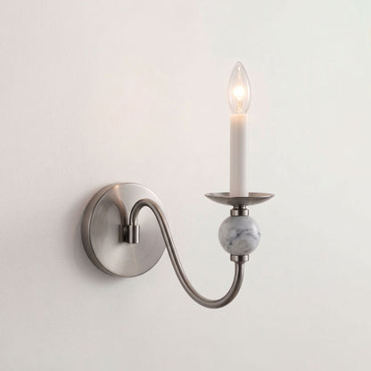 Marble Ball Wall Sconce