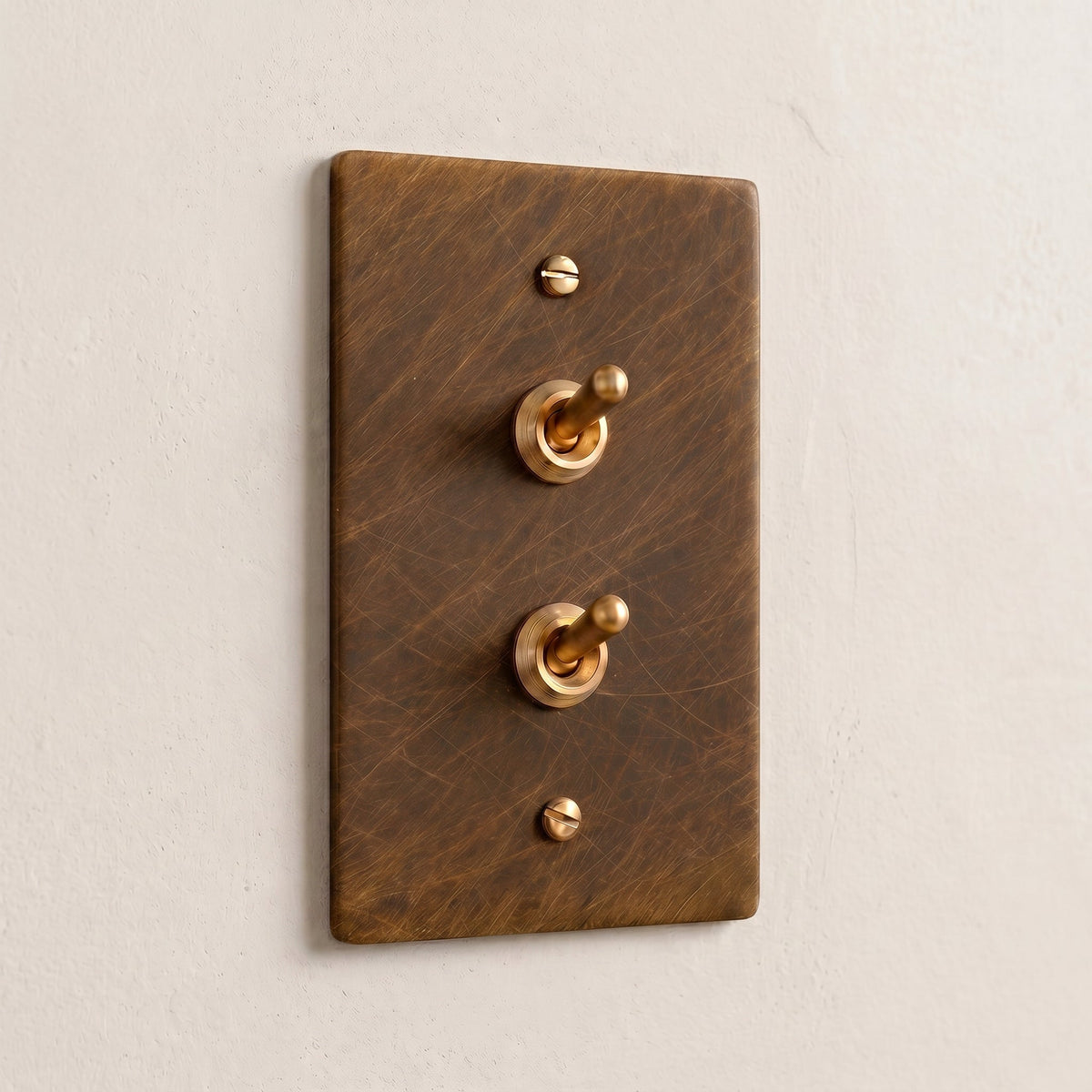 Mirvane Vintage Brass Toggle Switch