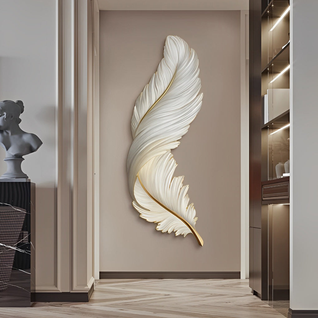 Sculpted Plume LED Wall Light