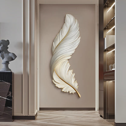 Sculpted Plume LED Wall Light