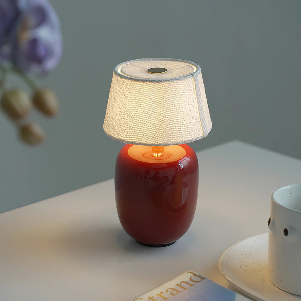 Ceramic Cordless Table Lamp