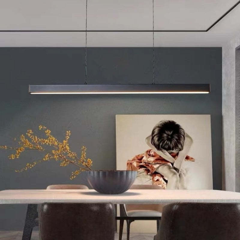 Norvale Minimalist Metal Linear Pendant Light