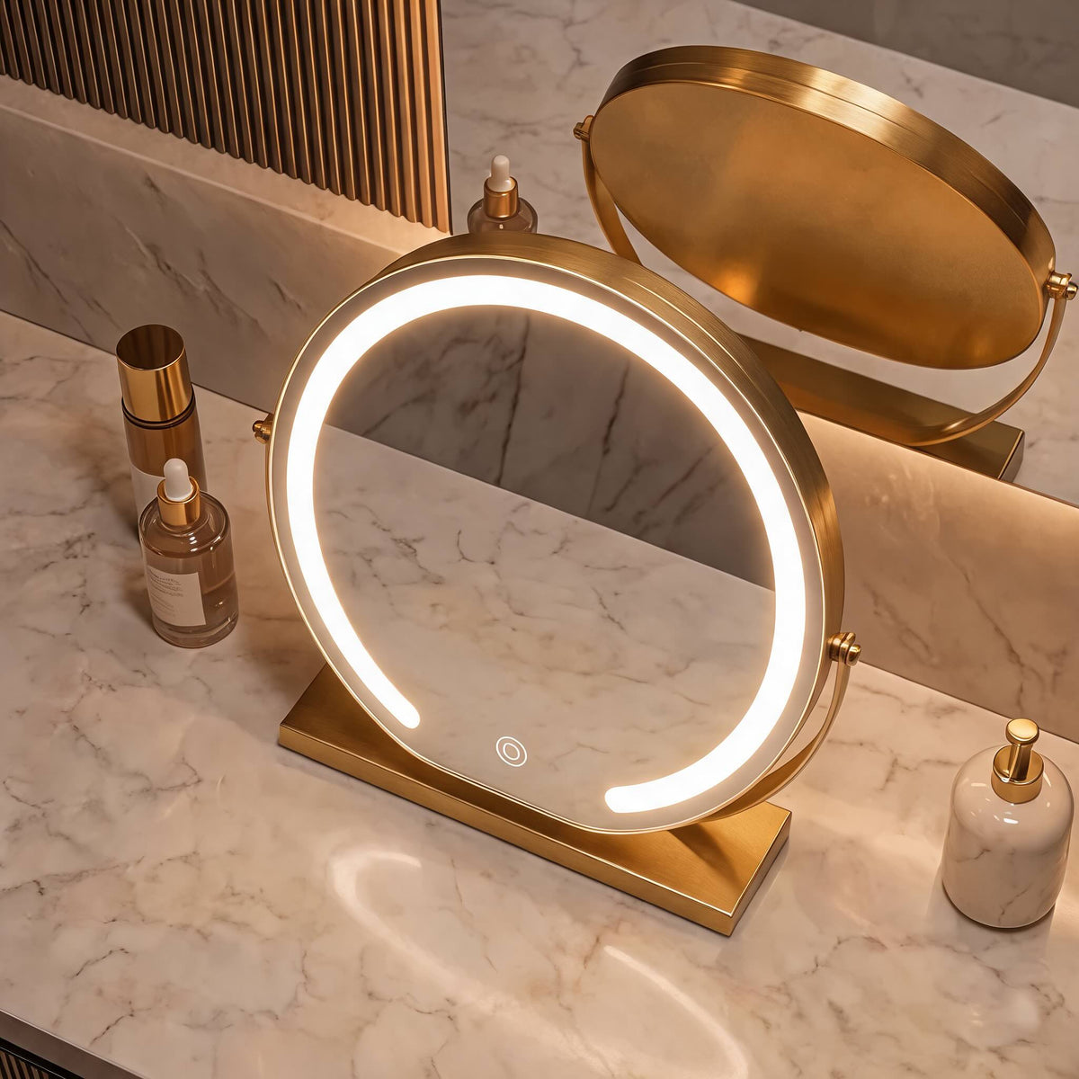 Round LED Vanity Mirror