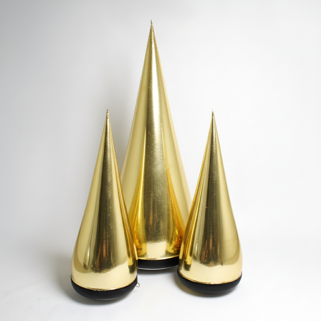 Glintora Modern Metallic PVC Inflatable Christmas Tree