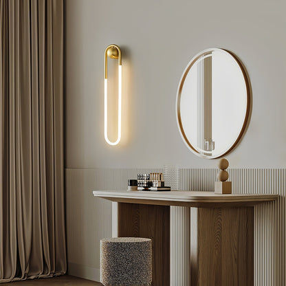 Oval Acrylic Tube Wall Light