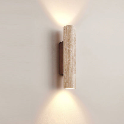 Torvela Japandi Travertine Wall Light