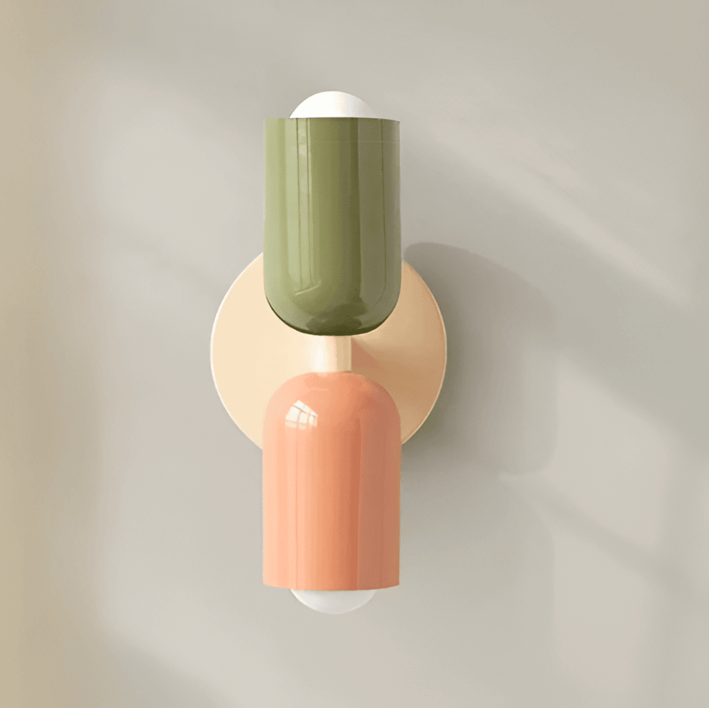 Miravel Bauhaus Iron Capsule Wall Light