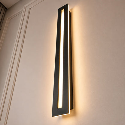Linear Iron Acrylic Wall Light