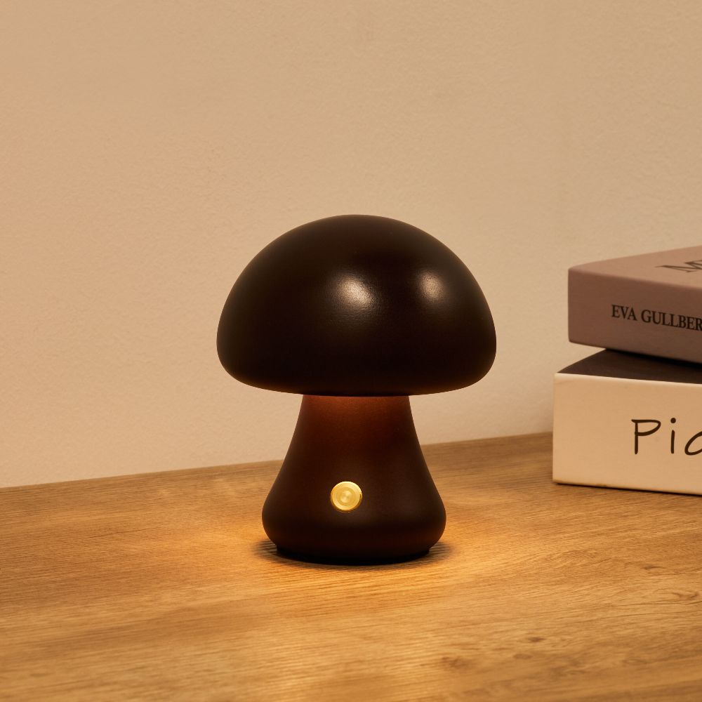 Fungara Scandinavian Wood Table Lamp
