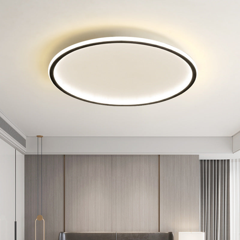 Solvane Scandinavian Aluminium Flush Ceiling Light