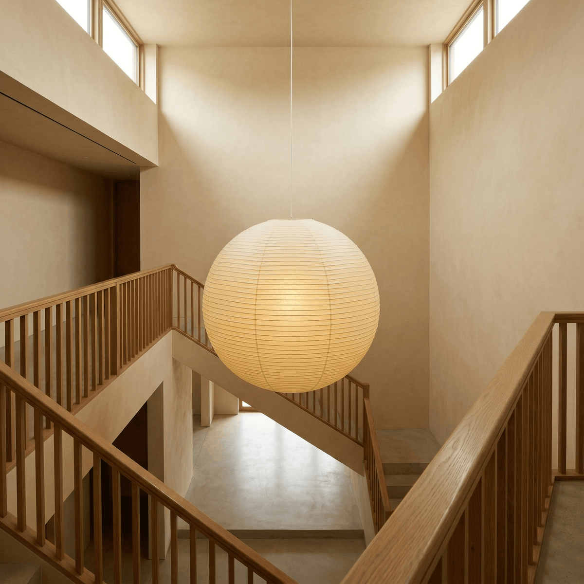Washi Paper Globe Pendant