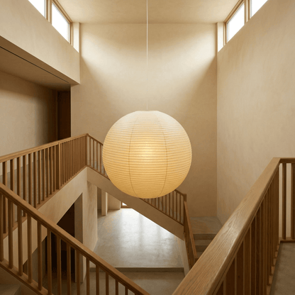 Washi Paper Globe Pendant