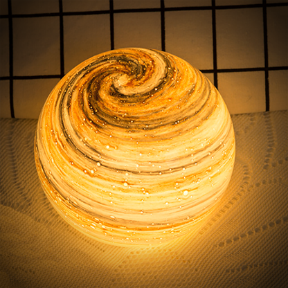Selenora Celestial Glass Moon Table Lamp