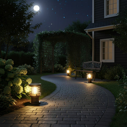 Velmora Modern Aluminium Garden Bollard Light