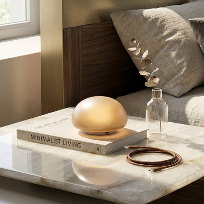 Alabaster Stone Cordless Table Lamp