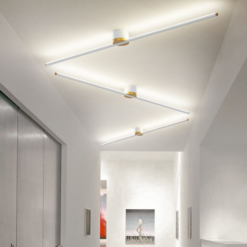 Filara Minimalist Metal Linear Ceiling Light