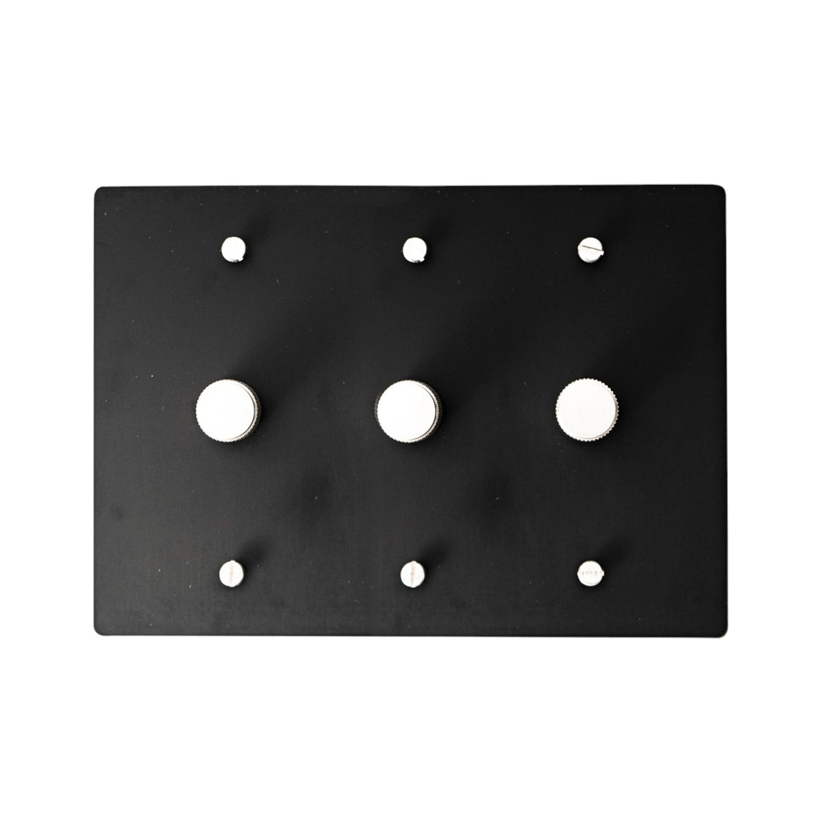 Faylore Vintage Brass 3-Gang Rotary Dimmer Switch